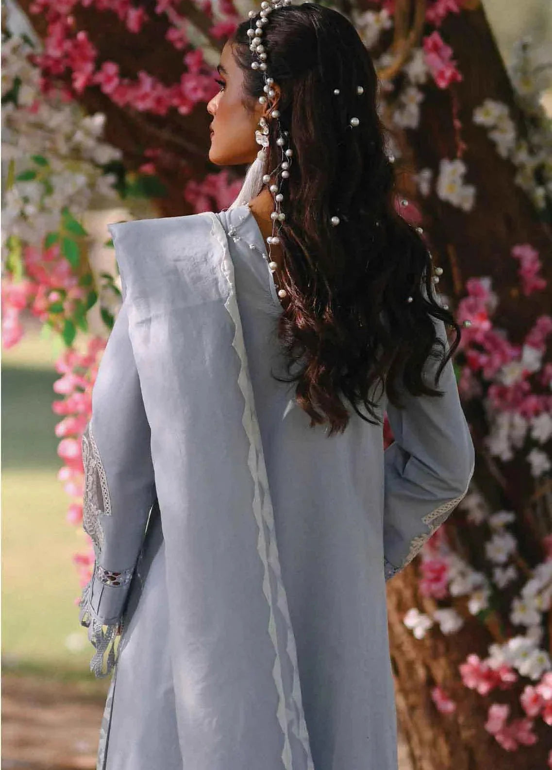 Raaz Grey Chikankari Lawn Suit