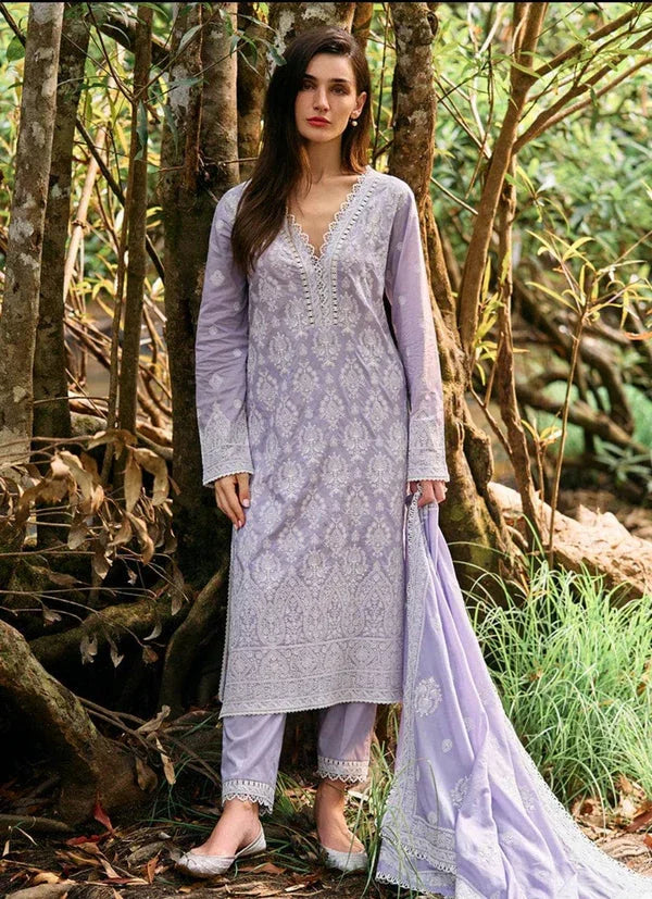 Raaz Shanira Lawn Suit – 3PC Lavender Embroidered Set