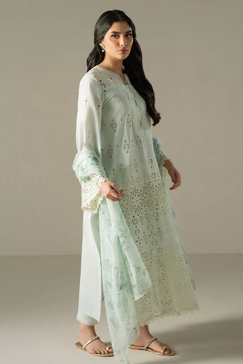 Raaz Blue Aura Chikankari Lawn Suit – 3PC Summer Set