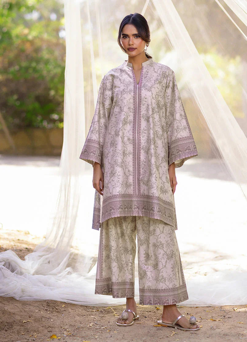 Raaz Pink Printed Co-Ord Set – Cotton 2PC Summer Edition