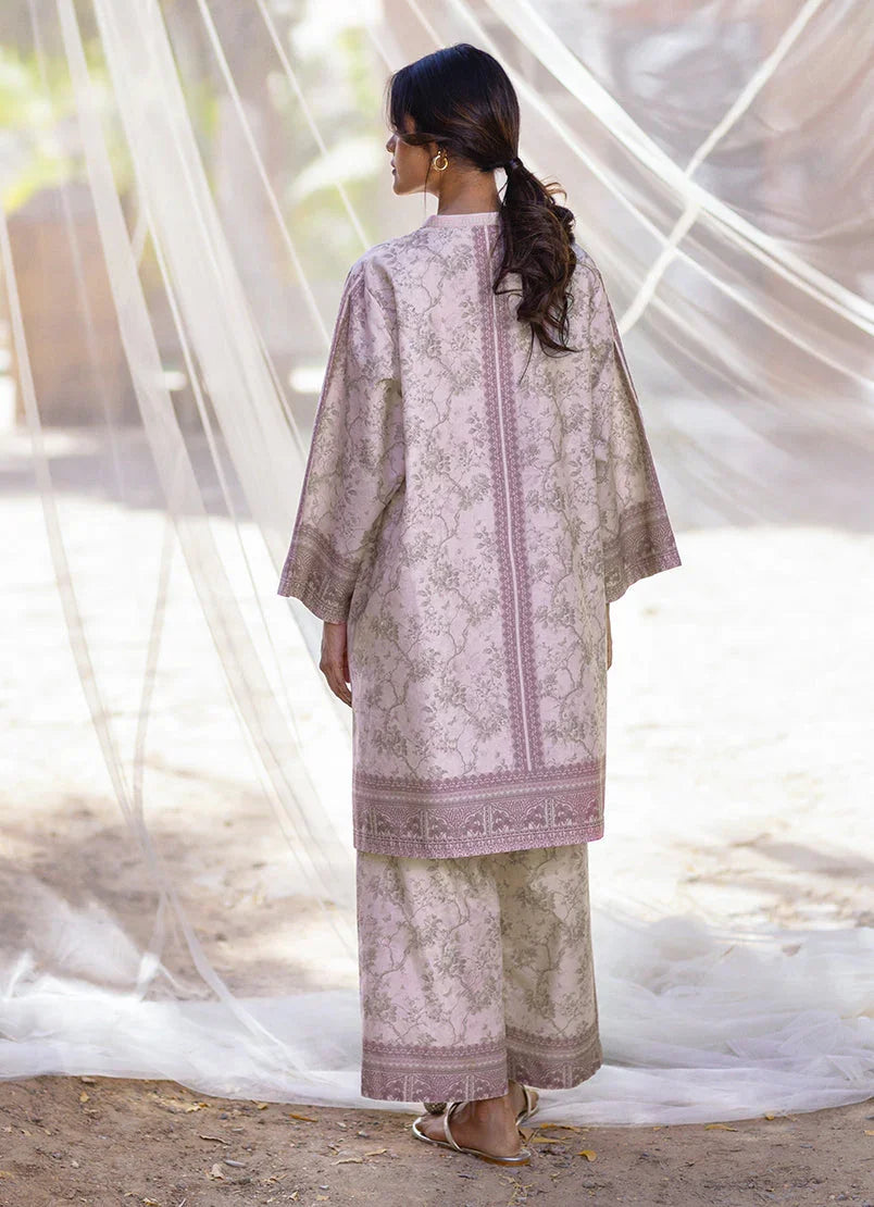 Raaz Pink Printed Co-Ord Set – Cotton 2PC Summer Edition