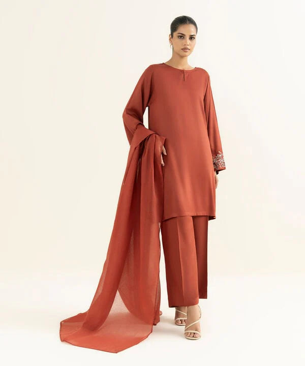 Textured Karandi Dupatta