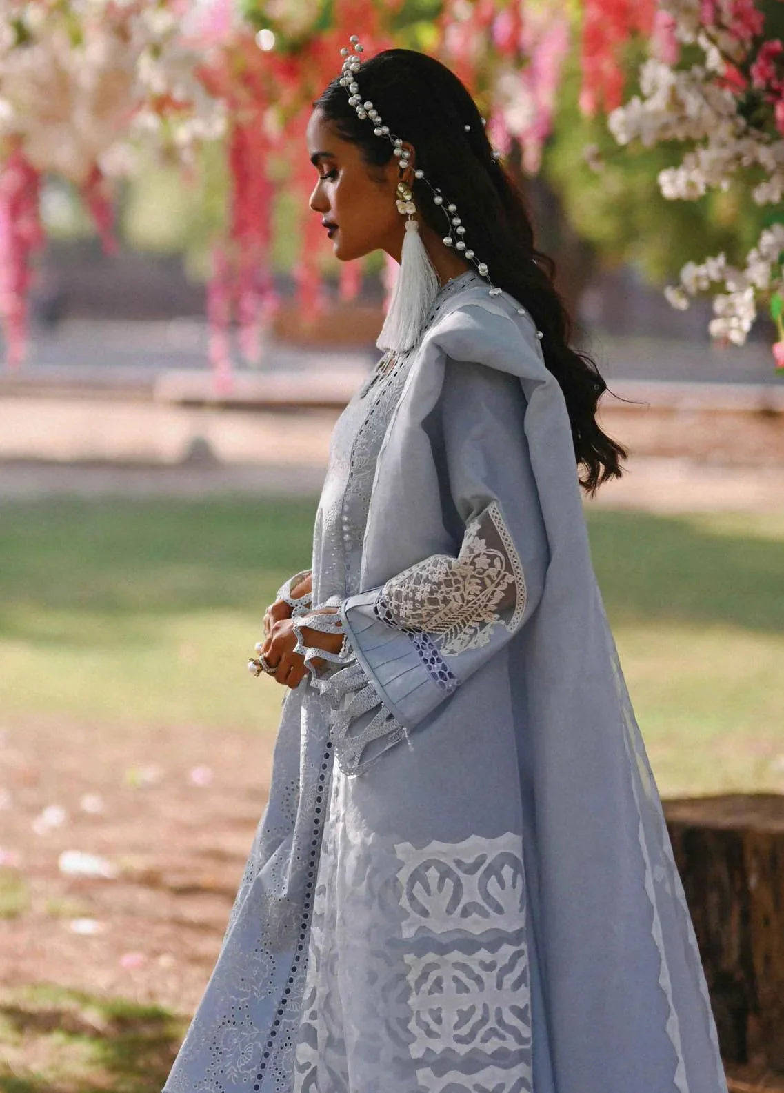 Raaz Grey Chikankari Lawn Suit