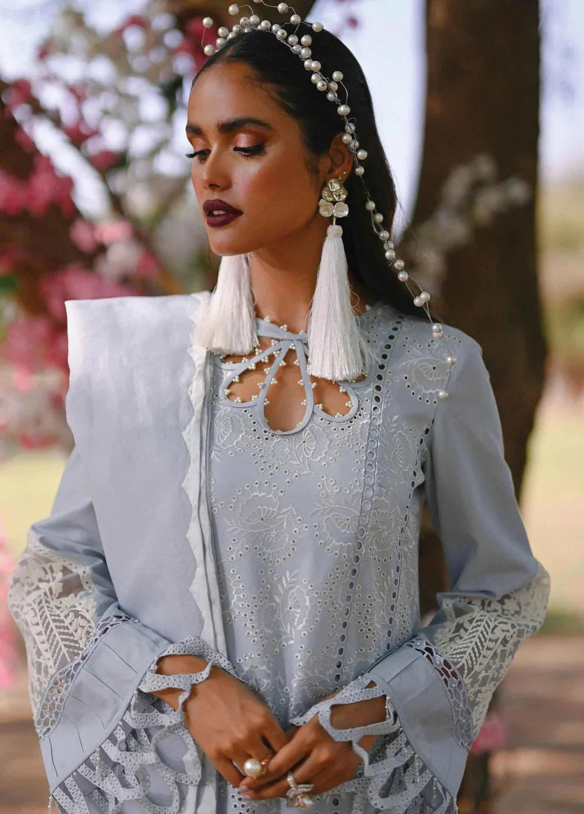 Raaz Grey Chikankari Lawn Suit