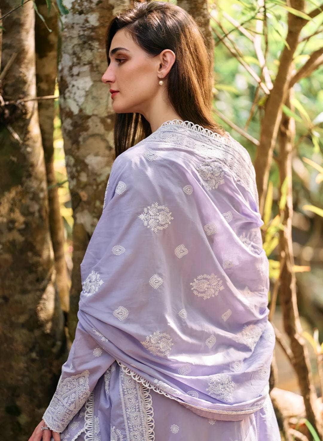 Raaz Shanira Lawn Suit – 3PC Lavender Embroidered Set