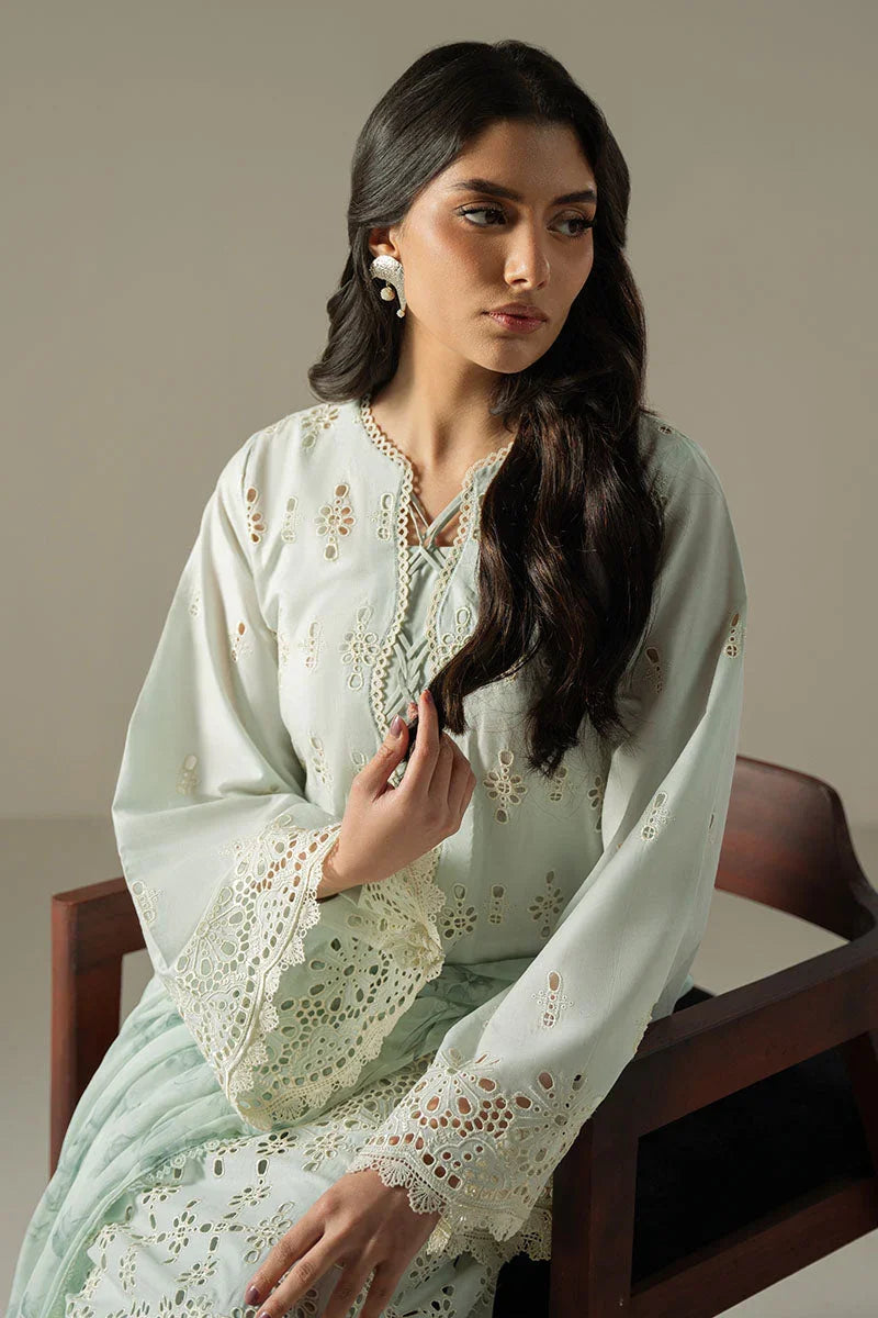 Raaz Blue Aura Chikankari Lawn Suit – 3PC Summer Set