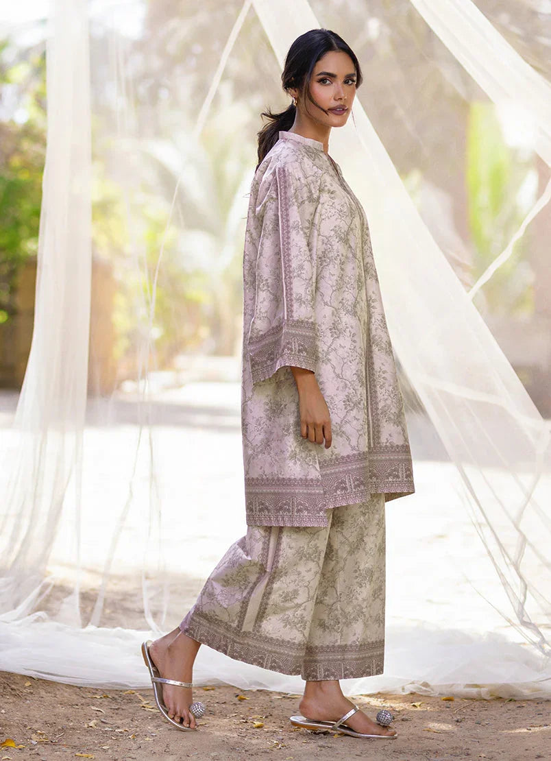 Raaz Pink Printed Co-Ord Set – Cotton 2PC Summer Edition